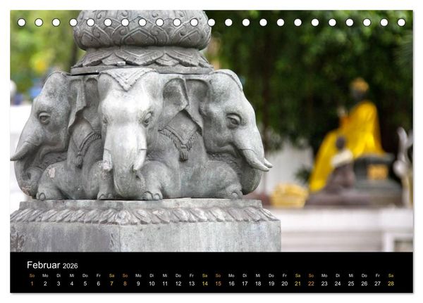 Produktbild: Erlebe Thailand (Tischkalender 2026 DIN A5 quer), CALVENDO Monatskalender