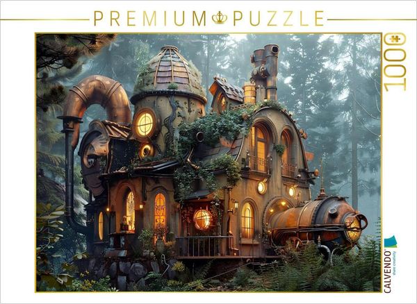 Produktbild: CALVENDO Puzzle Ein Motiv aus dem Kalender "Steampunk Domizile" | 1000 Teile Lege-Gr&ouml;&szlig;e 64x48cm Foto-Puzzle f&uuml;r gl&uuml;ckliche Stunden