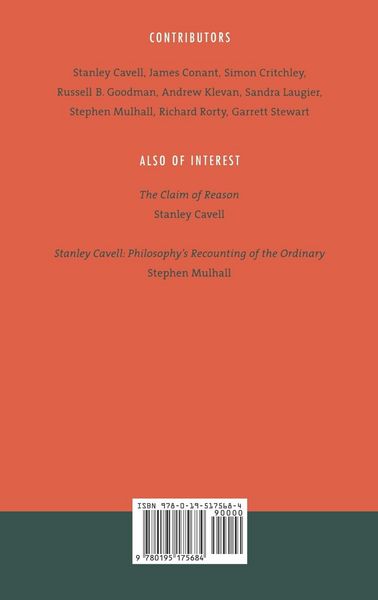 Produktbild: Contending with Stanley Cavell