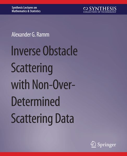 Produktbild: Inverse Obstacle Scattering with Non-Over-Determined Scattering Data