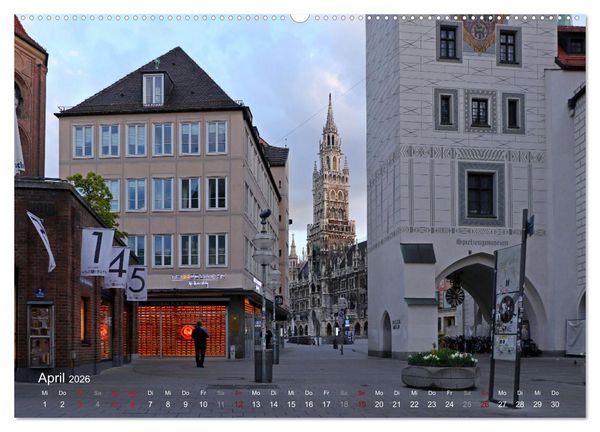 Produktbild: Impressionen aus M&uuml;nchen (Wandkalender 2026 DIN A2 quer), CALVENDO Monatskalender