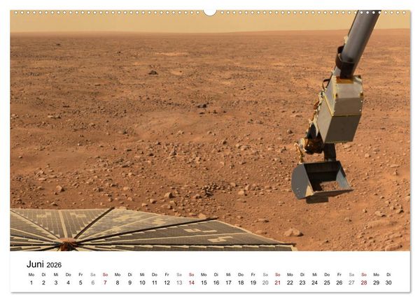 Produktbild: Abenteuer im Weltraum (hochwertiger Premium Wandkalender 2026 DIN A2 quer), Kunstdruck in Hochglanz