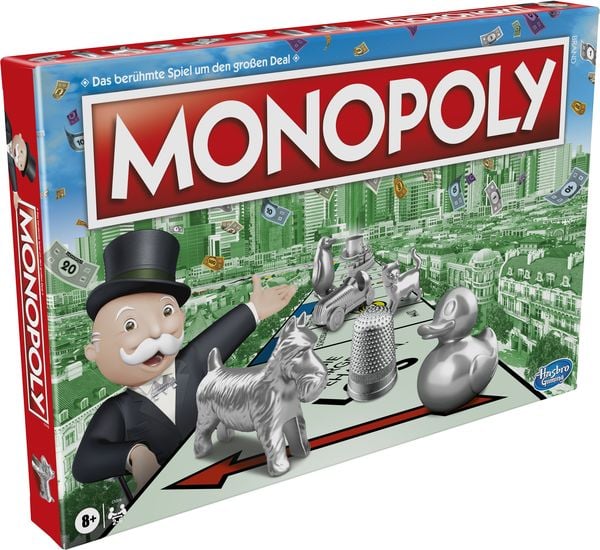 Hasbro C1009398 - Monopoly Spiel, Grundspiel
