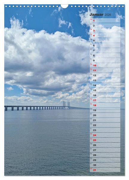 Produktbild: Skandinavien entdecken - Von Schweden nach Norwegen mit dem Wohnmobil (Wandkalender 2026 DIN A3 hoch), CALVENDO Monatskalender