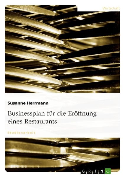 Produktbild: Businessplan f&uuml;r die Er&ouml;ffnung eines Restaurants