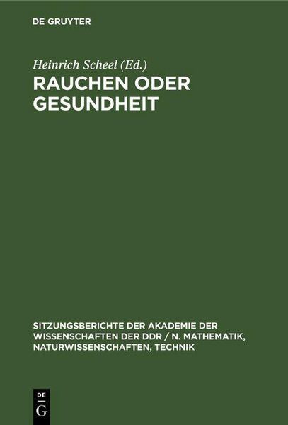 Produktbild: Rauchen oder Gesundheit