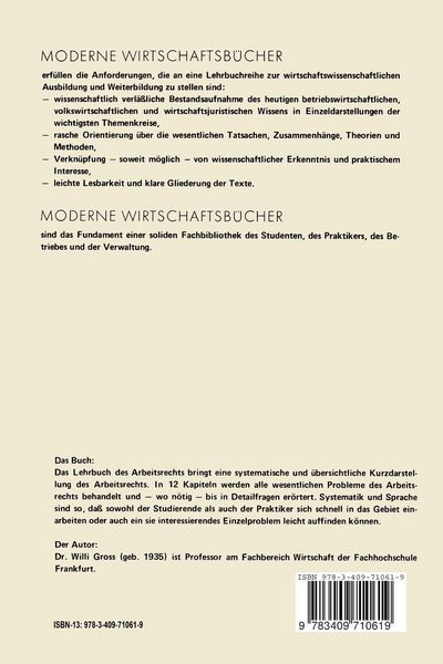Produktbild: Arbeitsrecht
