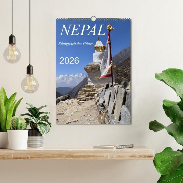 Produktbild: Nepal- K&ouml;nigreich der G&ouml;tter (Wandkalender 2026 DIN A3 hoch), CALVENDO Monatskalender