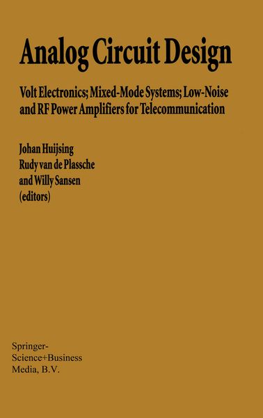 Produktbild: Analog Circuit Design