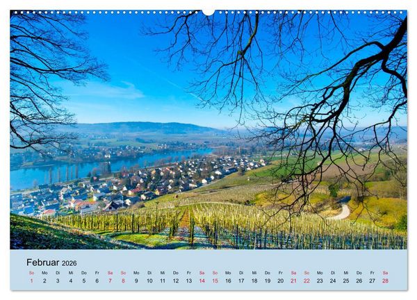 Produktbild: Impressionen vom Hochrhein (hochwertiger Premium Wandkalender 2026 DIN A2 quer), Kunstdruck in Hochglanz