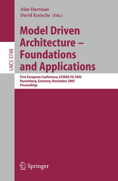 Produktbild: Model Driven Architecture - Foundations and Applications