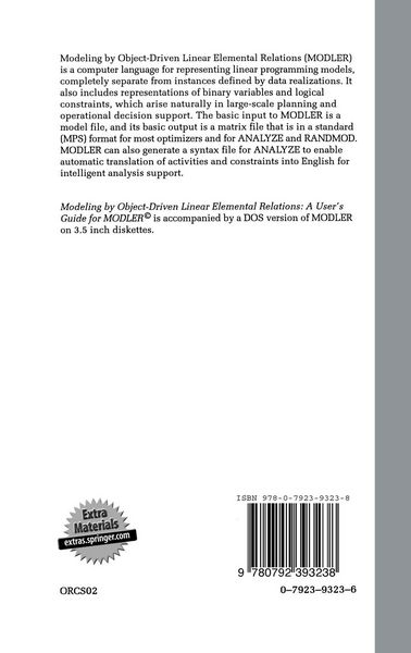 Produktbild: Modeling by Object-Driven Linear Elemental Relations