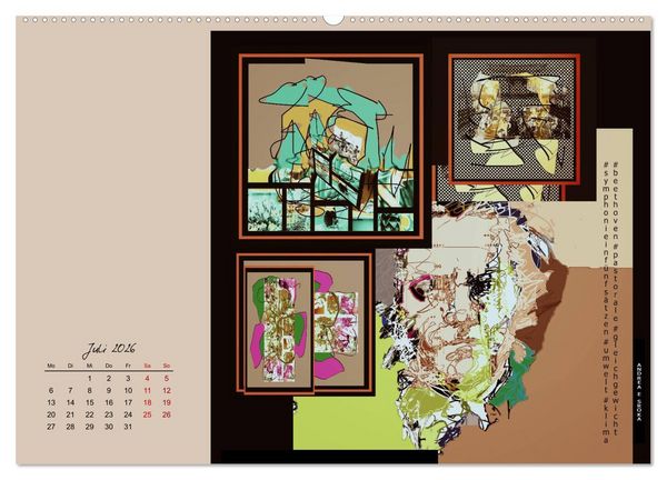 Produktbild: Beethoven - Pastorale im Aufbruch (Wandkalender 2026 DIN A2 quer), CALVENDO Monatskalender