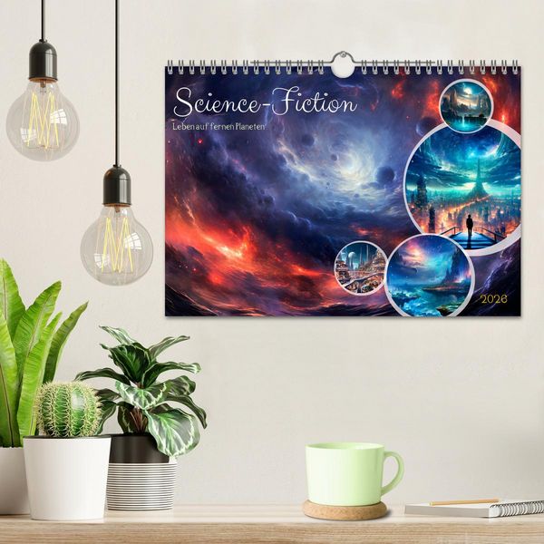 Produktbild: SCIENCE-FICTION Leben auf fernen Planeten (Wandkalender 2026 DIN A4 quer), CALVENDO Monatskalender