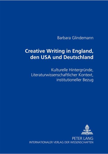 Produktbild: Creative Writing in England, den USA und Deutschland