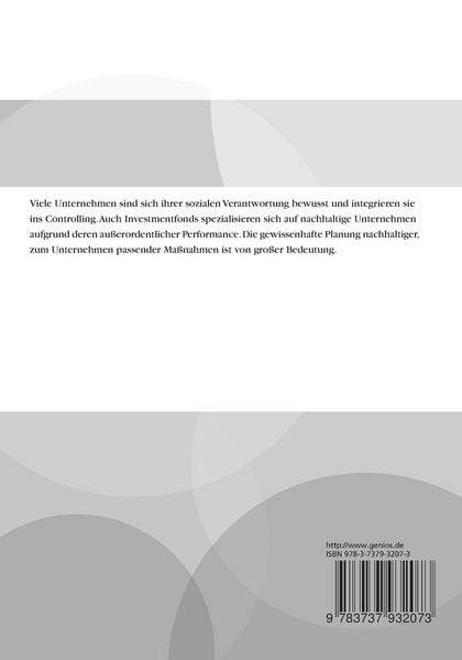Produktbild: Nachhaltigkeit und Controlling