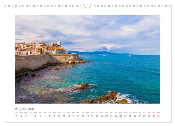 Produktbild: French Riviera moments (Wall Calendar 2026 DIN A3 landscape), CALVENDO 12 Month Wall Calendar