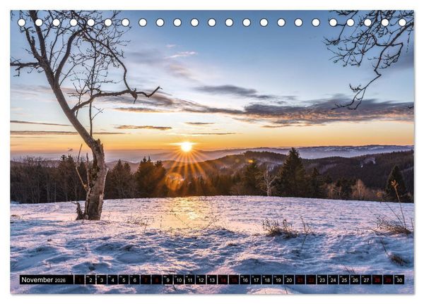 Produktbild: Landschafts-Fotografie Erzgebirge (Tischkalender 2026 DIN A5 quer), CALVENDO Monatskalender
