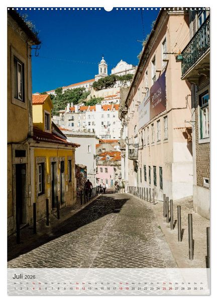 Produktbild: Lissabon Perspektiven (Wandkalender 2026 DIN A2 hoch), CALVENDO Monatskalender