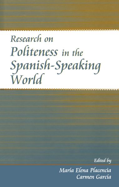 Produktbild: Research on Politeness in the Spanish-Speaking World