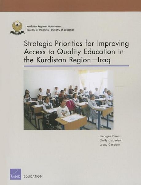 Produktbild: Strategic Priorities for Improving Access to Quality Education in the Kurdistan Region Iraq