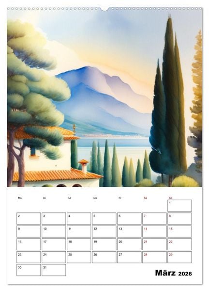 Produktbild: Sch&ouml;ne Landschaften (hochwertiger Premium Wandkalender 2026 DIN A2 hoch), Kunstdruck in Hochglanz