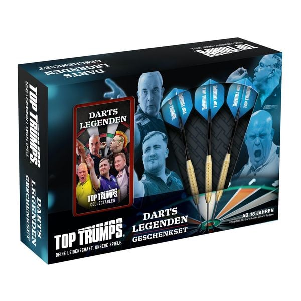 Produktbild: Top Trumps Geschenkset Darts (inkl. Dartpfeile)