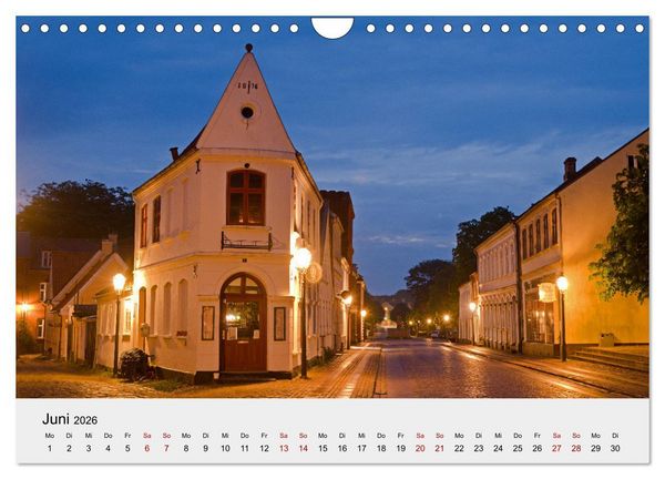 Produktbild: D&auml;nemark - Land, K&uuml;sten, St&auml;dte (Wandkalender 2026 DIN A4 quer), CALVENDO Monatskalender