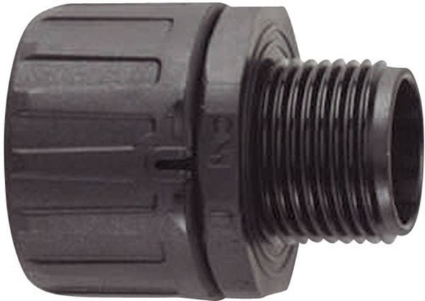 Produktbild: HellermannTyton 166-21002 HG16-S-M16 Schlauchverschraubung Schwarz M16 11.80mm Gerade 1St.