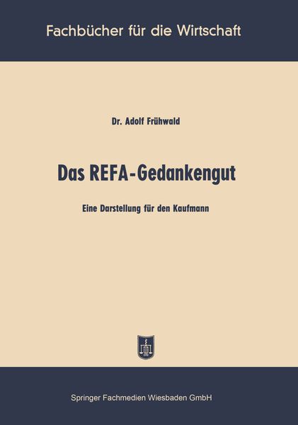 Produktbild: Das REFA-Gedankengut