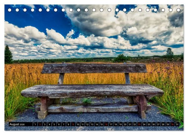 Produktbild: Der Findlingspark in der Lausitz (Tischkalender 2026 DIN A5 quer), CALVENDO Monatskalender