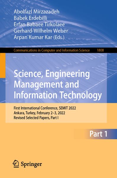 Produktbild: Science, Engineering Management and Information Technology
