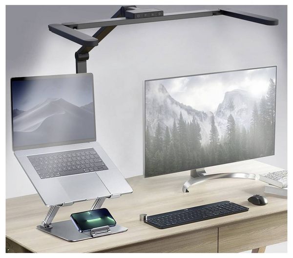 Produktbild: Sygonix SY-7459570 LED-Schreibtischleuchte LED LED 17W Schwarz