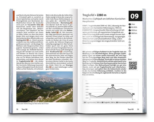 Produktbild: KOMPASS Wanderf&uuml;hrer Karnischer H&ouml;henweg, Von Th&ouml;rl-Maglern nach Sillian, Mit Varianten und Gipfeln, 28 Touren mit Extra-Tourenkarte