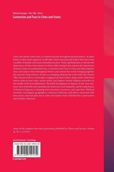 Produktbild: Contention and Trust in Cities and States
