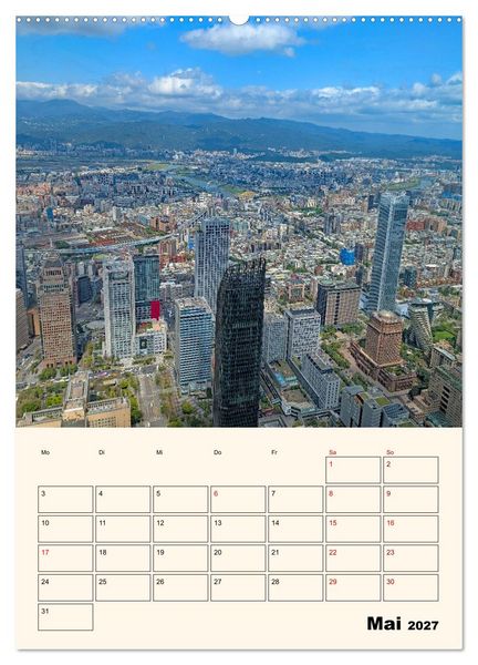 Produktbild: Taipeh &ndash; Stadt der Kontraste (hochwertiger Premium Wandkalender 2027 DIN A2 hoch), Kunstdruck in Hochglanz