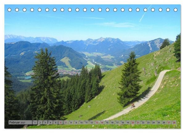 Produktbild: Im Achental - Erholung in den Chiemgauer Alpen (Tischkalender 2027 DIN A5 quer), CALVENDO Monatskalender