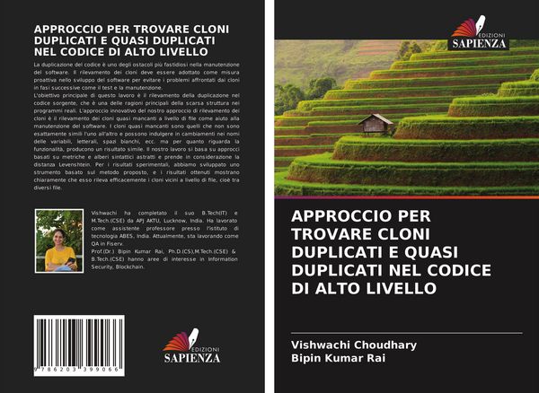 Produktbild: Approccio Per Trovare Cloni Duplicati E Quasi Duplicati Nel Codice Di Alto Livello