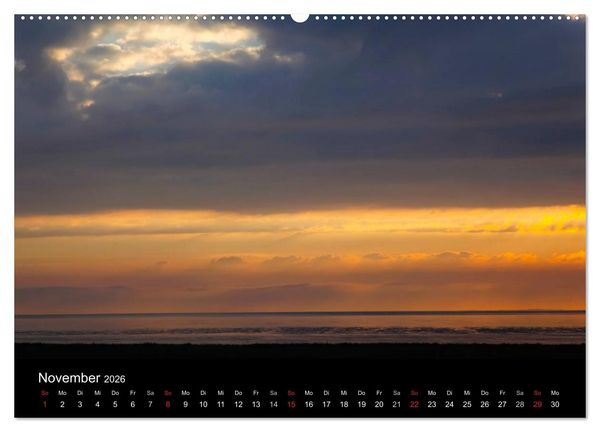 Produktbild: Wattenmeer (Wandkalender 2026 DIN A2 quer), CALVENDO Monatskalender