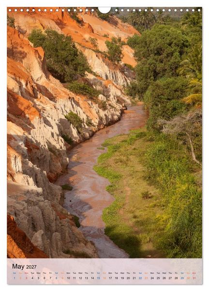 Produktbild: Vietnam &ndash; Nature, Temples, Tropics, and Urban Splendor (Wall Calendar 2027 DIN A3 portrait), CALVENDO 12 Month Wall Calendar
