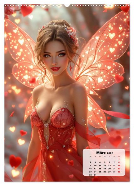 Produktbild: Gefl&uuml;gelte Tr&auml;ume (hochwertiger Premium Wandkalender 2026 DIN A2 hoch), Kunstdruck in Hochglanz