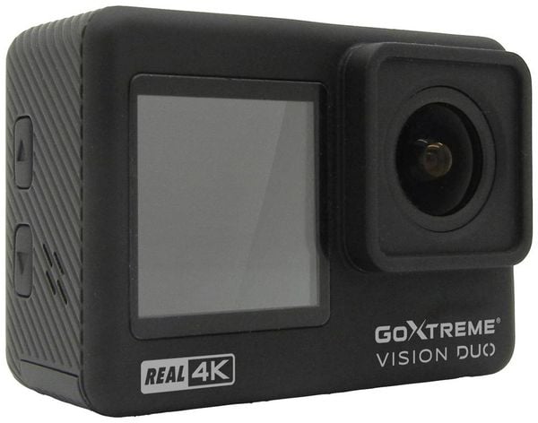 Produktbild: GoXtreme GoXtreme Vision Duo 4K Action Cam 4K, Dual-Display, Spritzwassergesch&uuml;tzt, Staubgesch&uuml;tzt, Wasserfest, WLAN, Zeitraffer