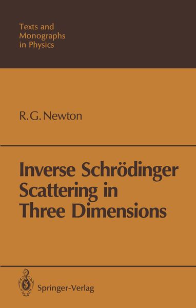 Produktbild: Inverse Schr&ouml;dinger Scattering in Three Dimensions
