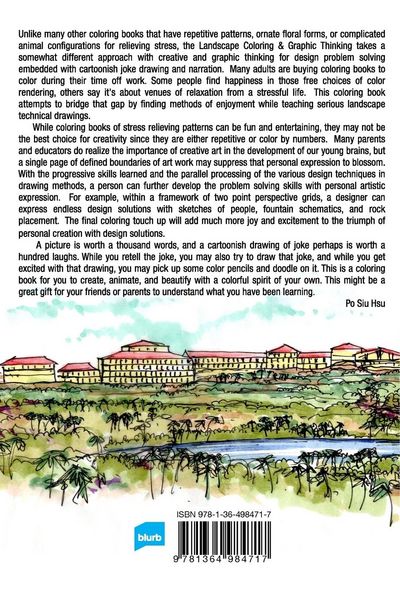 Produktbild: Landscape Coloring and Graphic Thinking