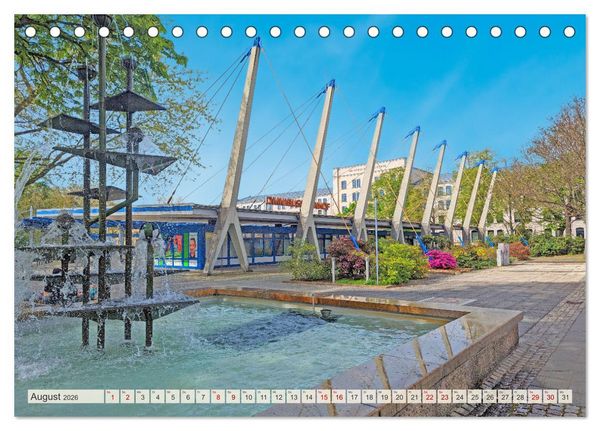 Produktbild: Chemnitz Impressionen aus der Kulturhauptstadt (Tischkalender 2026 DIN A5 quer), CALVENDO Monatskalender