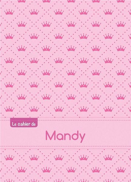 Produktbild: Cahier mandy seyes,96p,a5 princesse