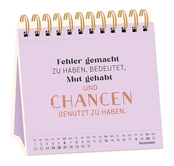Produktbild: Tischkalender 2026 Nimm dir Zeit