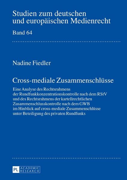 Produktbild: Cross-mediale Zusammenschl&uuml;sse