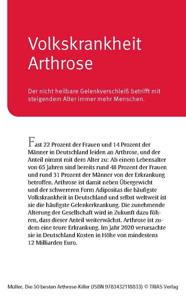 Produktbild: Die 50 besten Arthrose-Killer