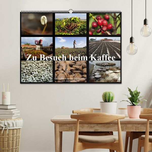 Produktbild: Zu Besuch beim Kaffee (Wandkalender 2026 DIN A2 quer), CALVENDO Monatskalender